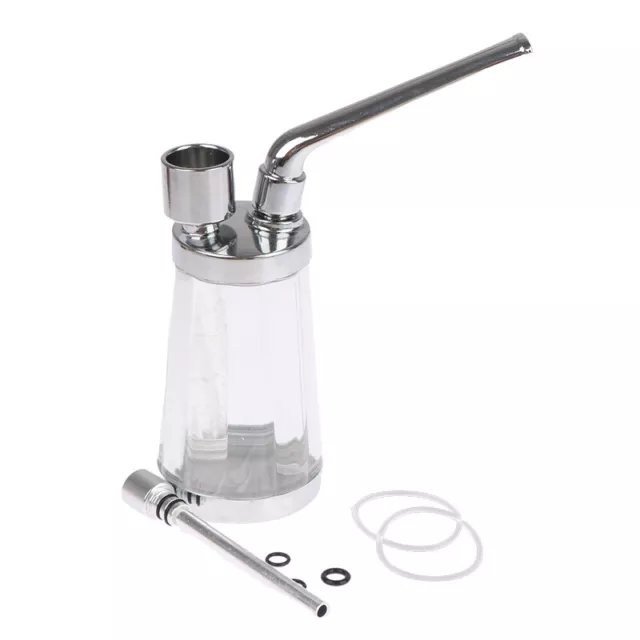 1pc Mini Hookah Water Pipe With Bendable Filtered Mouthpiece, Cleanable &  Dual Purpose For Men