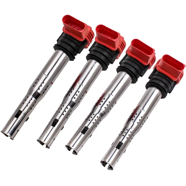 4 PACKS SPARK Ignition Coil Pack For Audi TT MKII FWD 2.0T 2006 2007