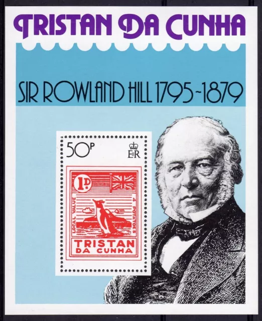 Tristan da Cunha #SGMS267 MNH S/S 1979 Rowland Hill Penguin [263 MiBl10]