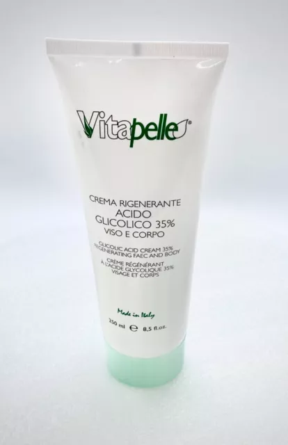 VITA PELLE CREMA ACIDO GLICOLICO 35%  Smagliature Rughe Acne Macchie - 250ml