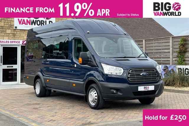2017 FORD TRANSIT 460 Tdci 125 L4H3 Trend 17 Seat Bus High Roof Drw Rwd ...