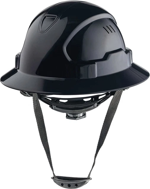 HARD HAT CONSTRUCTION OSHA Approved Vented Full Brim Safety Helmet Hard
