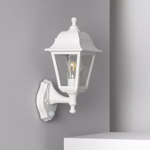Lámpara de Pared Exterior con Detector de Movimiento PIR Mini Villa