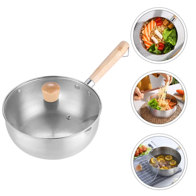 1 pieza práctica olla de pasta de leche de acero inoxidable cocina utensilios de cocina olla de cocina