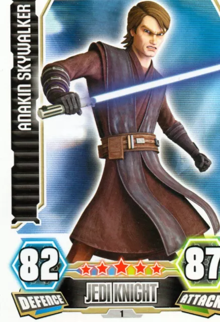 Star Wars Force  Attax  2012   Individual Trading Cards