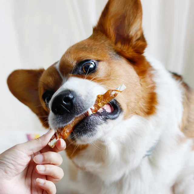 110g Chicken Wrapped Jerky Beef Twists Chews Snacks Pet I1G8 Rawhide Hot！！！ U0M2
