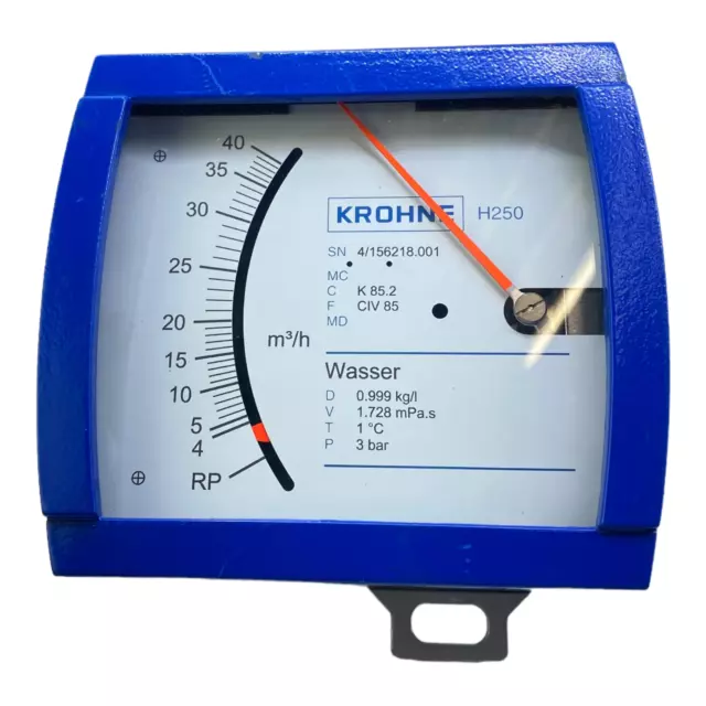 Krohne H250/RR / M9/K1 Débitmètre Ptmax : 32 Espèces Ps : 16 Espèces