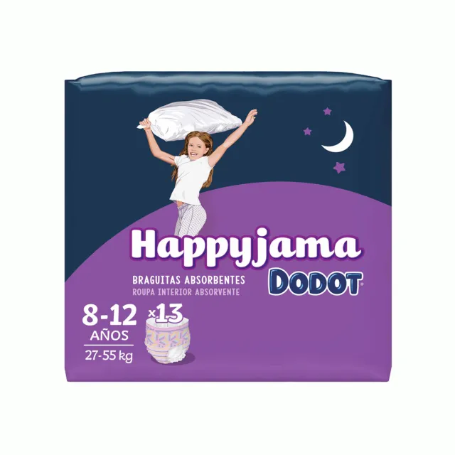 Einweg-Windeln Dodot Happyjama 8-12 Jahre Höschen Größe 8 13 Stück
