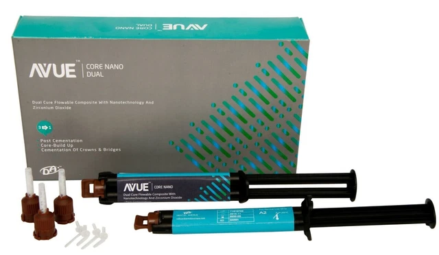 Dental-Avenue Avue Core Nano (2 seringues x 5 ml) Composite fluide à double...