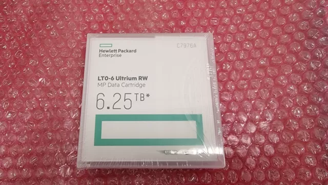 NEW HP HPE LTO6 LTO-6 Ultrium RW MP Tape Data Cartridge C7976A