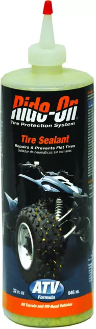 RIDE-ON TPS Tire Sealant Compound Repair & Prevent Flats  ATV / UTV Formula 32oz