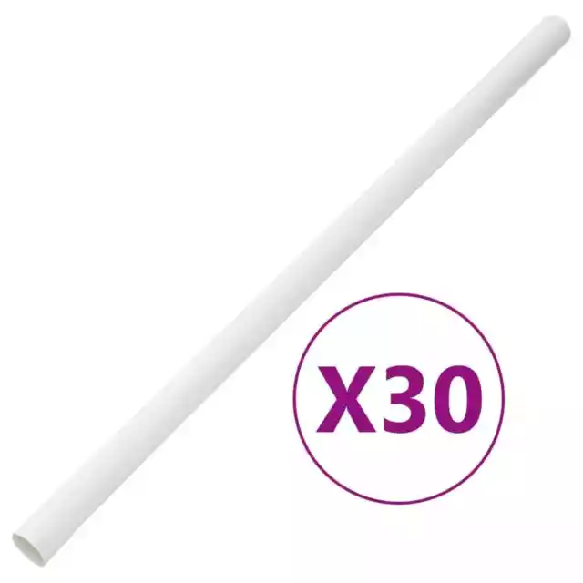Cable Trunkings Cover Wire Management Ø30 mm 30 m PVC vidaXL