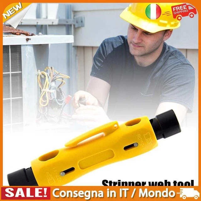 IT RG85/59 Coaxial Electric Wire Puller Pen Stripping Pliers Tool Wire Cable Cut