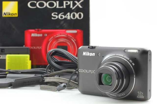 88.COOLPIX　s6400 Nikon COOLPIX S6400 Digital Camera Glossy Red Touch Panel