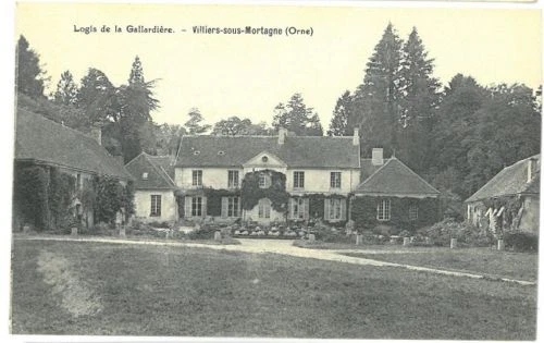 Carte Postale Ancienne MORTAGNE (Orne) - Le Logis Du Printemps, Avenue De La Gare Animée - Années 1900