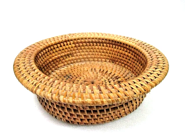 Corbeille ronde à passe-doigts – Couleurs d'Osier – Vannerie