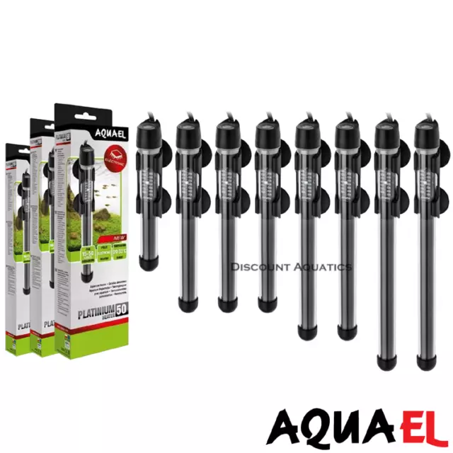 Aquael Platinum Submersible  Heater Thermostat For Aquarium Fish Tank Heating