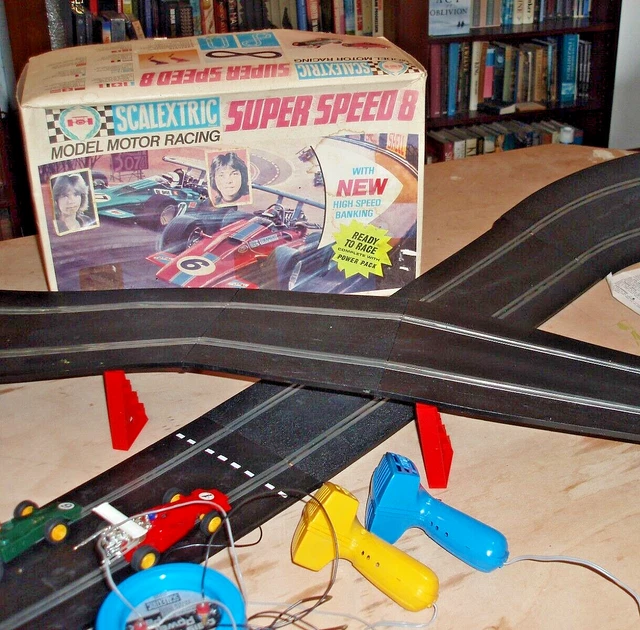 VINTAGE SCALEXTRIC SUPER Speed 8 Set 25.00 PicClick UK