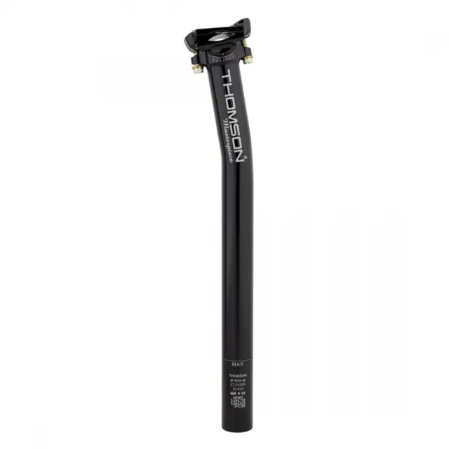 Thomson Masterpiece Setback Seatpost 27.2mm x 330mm Black