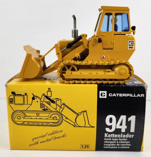 CATERPILLAR 941 KETTENLADER Track Loader 124 Scale Metal Model Made In