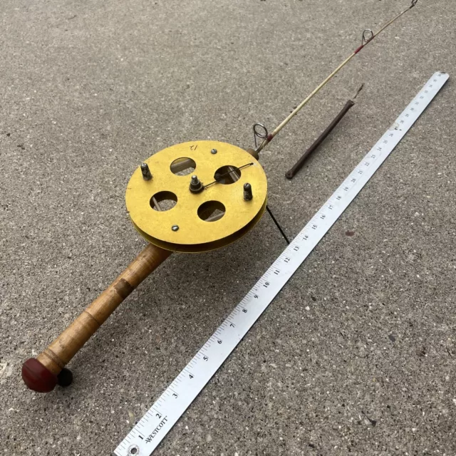 Ice Fishing Pole Vintage FOR SALE! - PicClick
