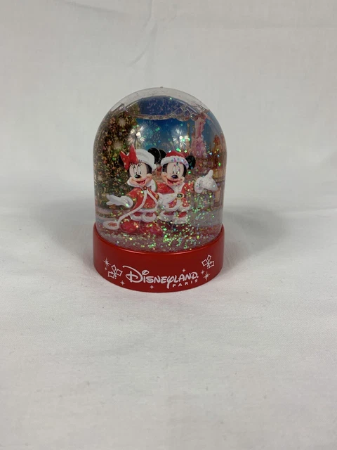 WALT DISNEY MICKEY Mouse And Stitch Disneyland Paris Joyeux noel Snow