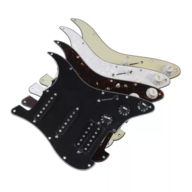 FLEOR Alnico 5 Prewired FD ST HSS Guitar Loaded Pickguard Pickups Pots fit ST