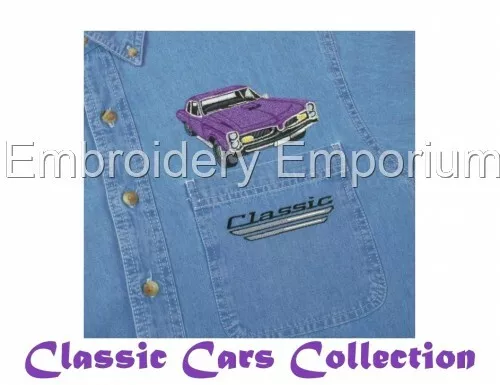 Classic Cars Collection - Machine Embroidery Designs On Cd Or Usb 5X7