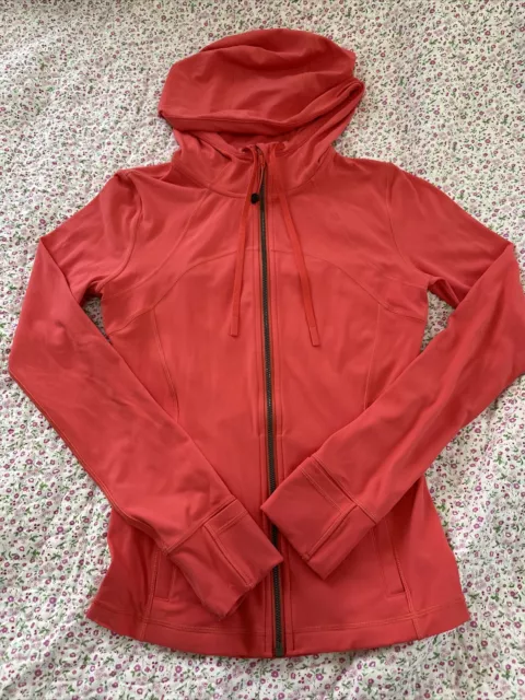 Lululemon Hooded Define Jacket Nulu Size 6 Pale Raspberry