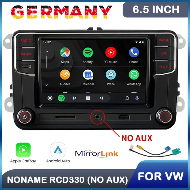 NONAME RCD330 187B CarPlay Android Auto Car Stereo Radio Für VW Golf