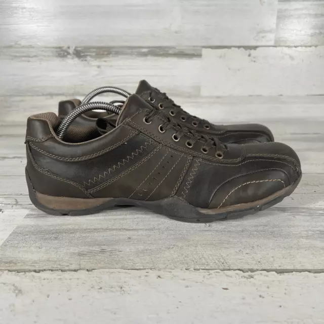 Verdorie wat betreft Bijwerken SKECHERS MENS DIAMETER Comfort Loafer Shoes 61779 Brown Leather Size 10.5  $29.99 - PicClick