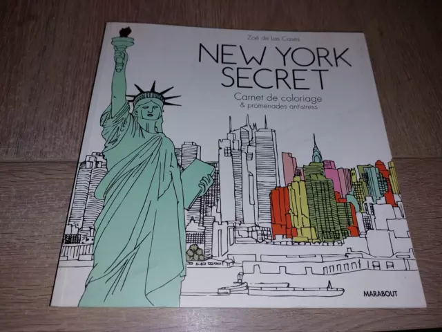 Carnet de coloriage ; New-York secret