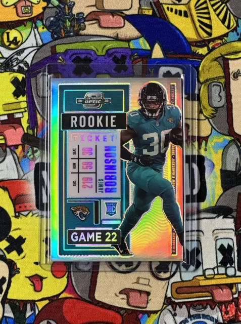 2020 Panini Contenders Optic Rookie Ticket SILVER  PRIZM James Robinson RC