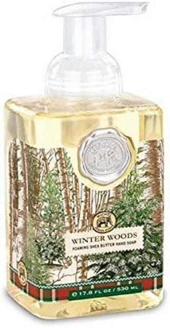 Michel Design Works Foaming Hand Soap WINTER WOODS fig lilac 17.8 oz  Ltd Editn