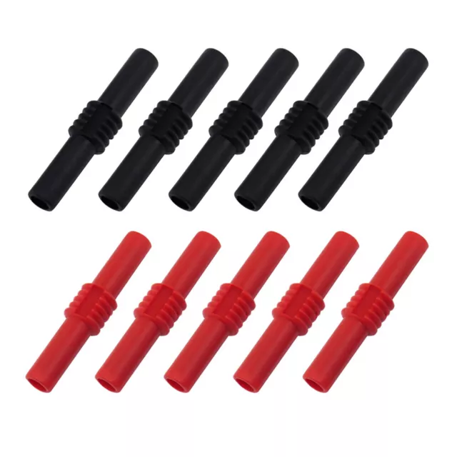 10Pcs Sheath Transition Post Can Be Inserted Banana Female To Female Connector