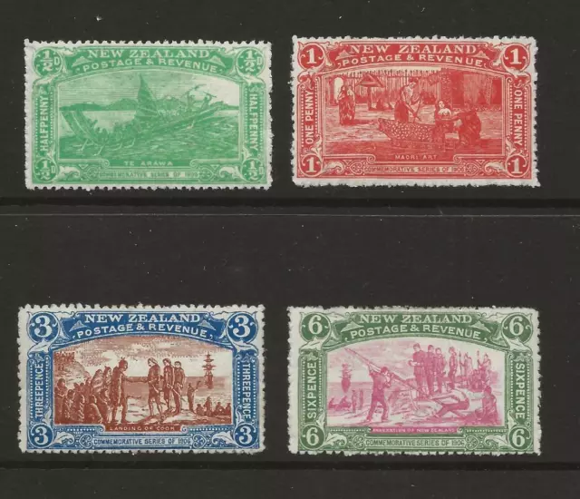 NEW ZEALAND SG370-3 Christchurch Exhibition Stamp Set Fine MINT UK P&P Free