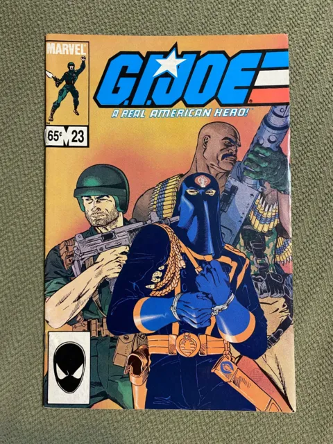G.I. Joe A Real American Hero #23 (6.5) 65c Variant, Cobra, Storm Shadow, 1984