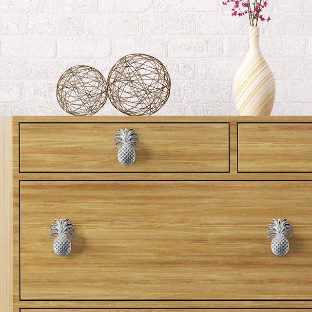 2 Pcs Handle Zinc Alloy Decorative Cabinet Pulls Drawer Knobs Cupboard
