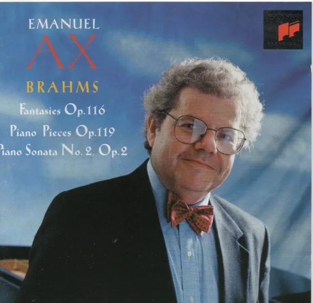 Brahms  FANTASIES etc  Emanuel Ax  cd