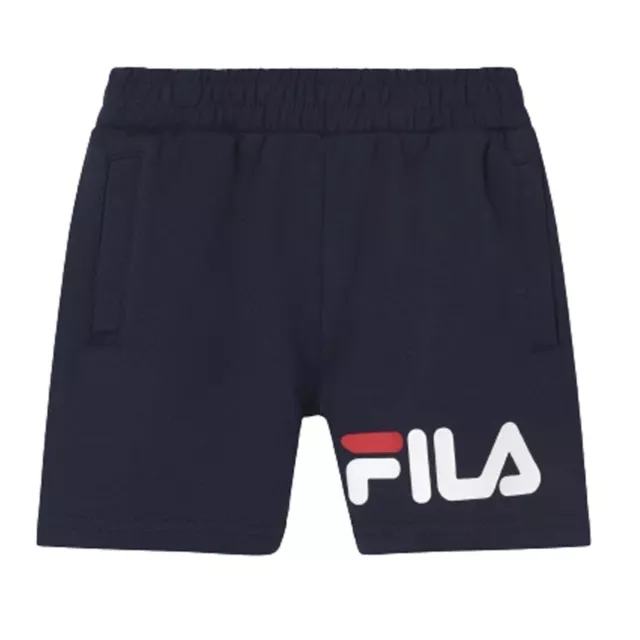 Fila Zoe Bermuda in Cotone Blu da Bambino 688658-170 105507