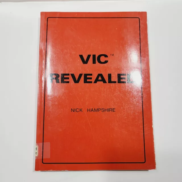 1981 Vic Revealed Nick Hampshire Commodore Computers Paperback 1st Edition
