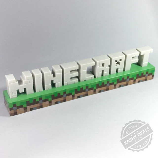 Minecraft Led Logo MINECRAFT LOGO 3D 2-Modes LED Light - NEW £19.98 - PicClick UK