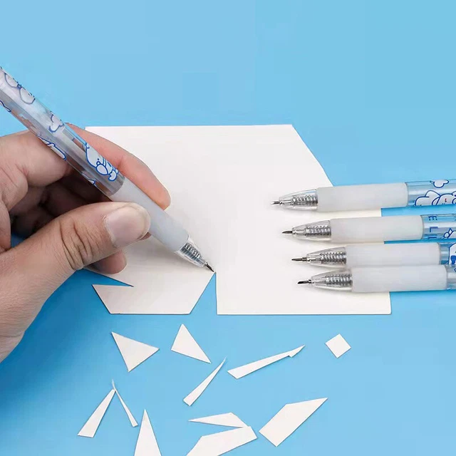 1 pieza Cortador de bolígrafos Libro de recortes Pegatina de papel Herramientas de corte Papel artístico Corte'Z8