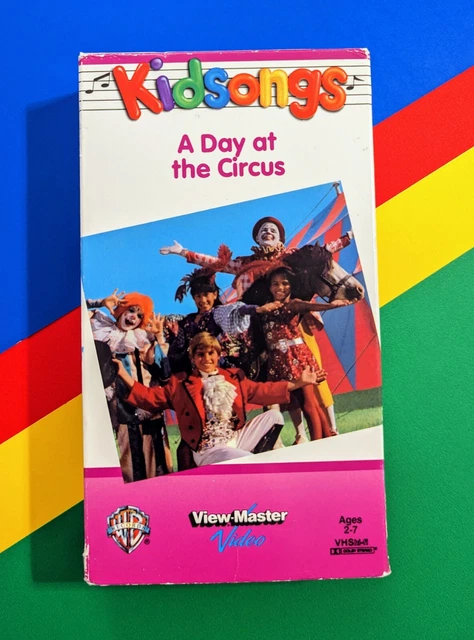 KIDSONGS A DAY At The Circus (VHS, 1992) Rare WB View-Master Video