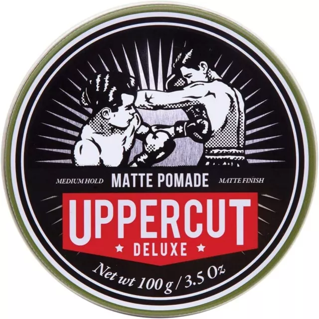 Uppercut Deluxe Matte Pomade Hair Styling Product For Men With A Medium Hold,