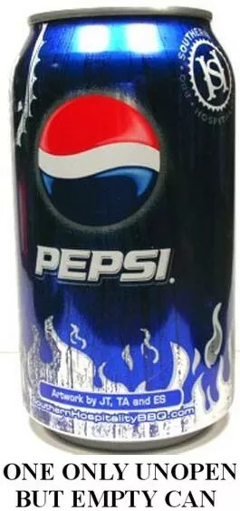 Pepsi Southern BBQ Gastfreundschaft USA 2008 Gedenk Leere Ungeöffnet 355ml Kann