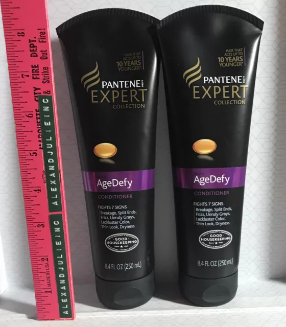 Lot of 2 PANTENE Age Defy Pro-V Expert Collection CONDITIONER 8.4 oz rare HTF