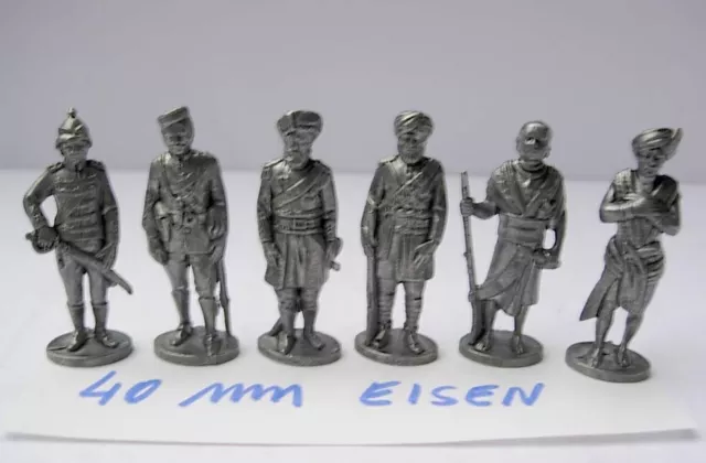 Sèrie kinder Figurines en metal Coloni Inglesi 40mm fer