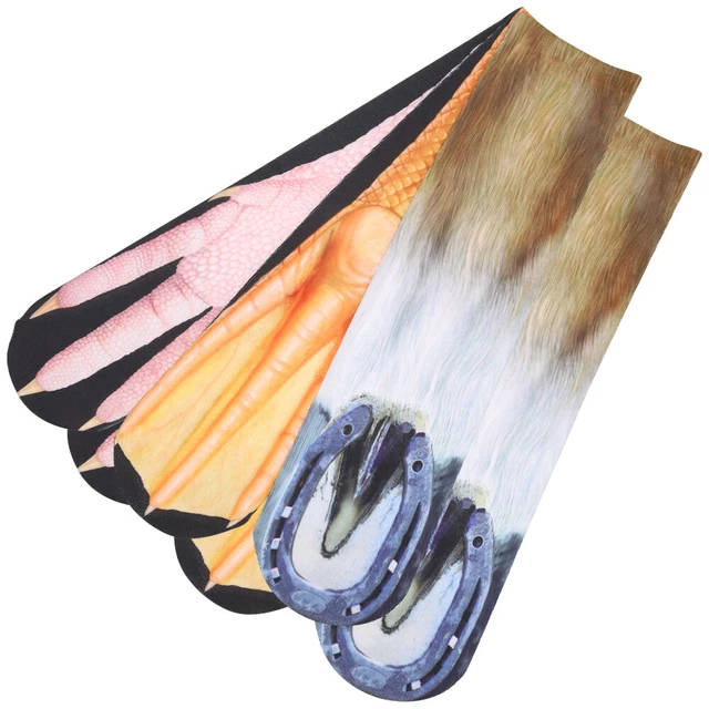 3 Pairs Arty Costume Accessories Animal Paw Socks Girl Accessories Breathable