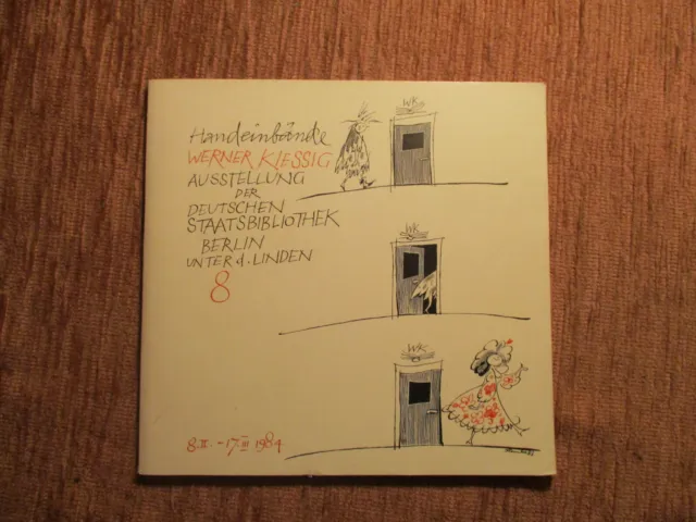 WERNER KIESSIG+HANDEINBÄNDE Katalog 1984 EINBANDKUNST Handeinband BUCHBINDER